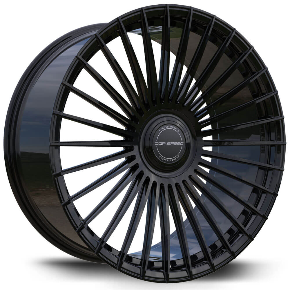 Corspeed Forged Atmos 20x10 ET und LK frei wählbar, Higloss Black