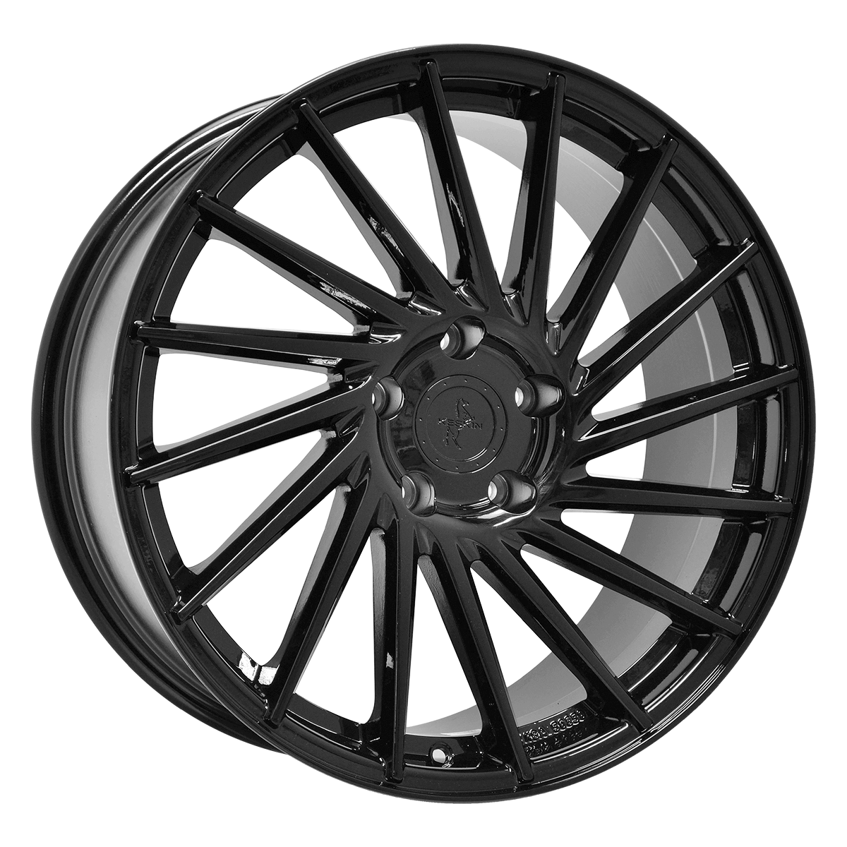Keskin KT17 18x8 ET45 5x112 Black Painted