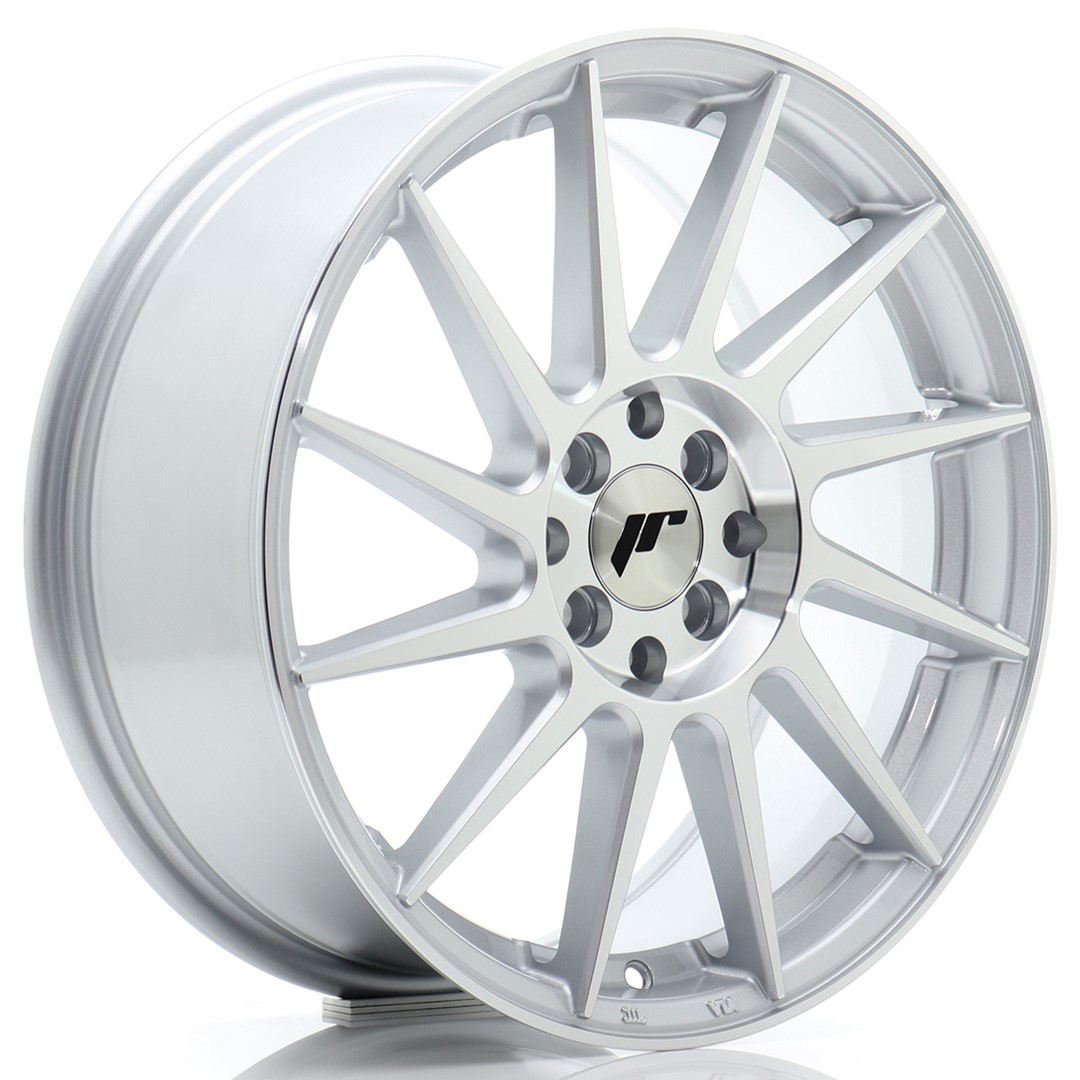 Japan Racing JR22 17x7 ET25 4x100/108 Silver Machined Face