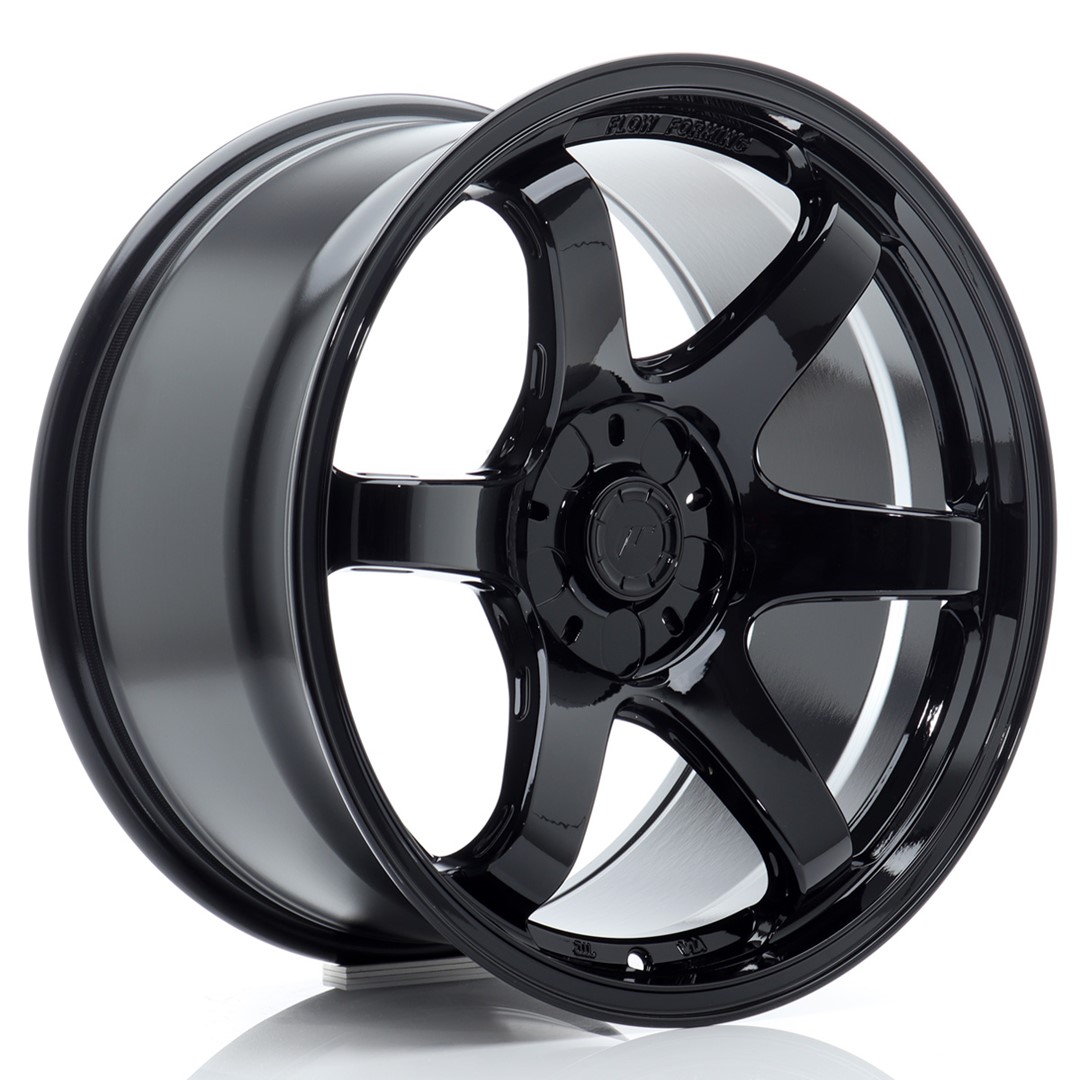 Japan Racing SL03 18x10.5 ET15-40 Noir Brillant (ET et entraxe sélectionnables librement)