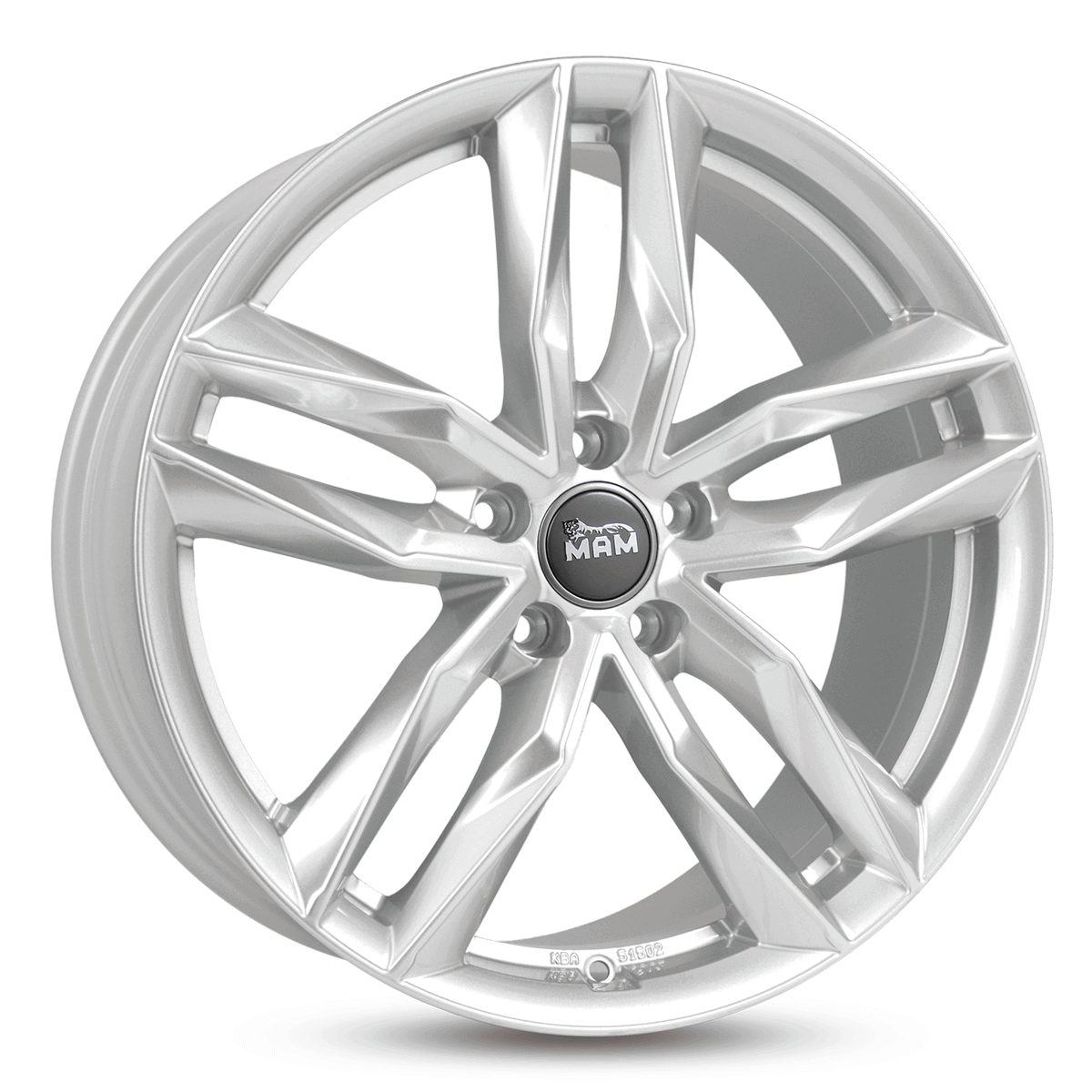 MAM Felgen RS3 17x7.5 ET45 5x108 Silver Painted