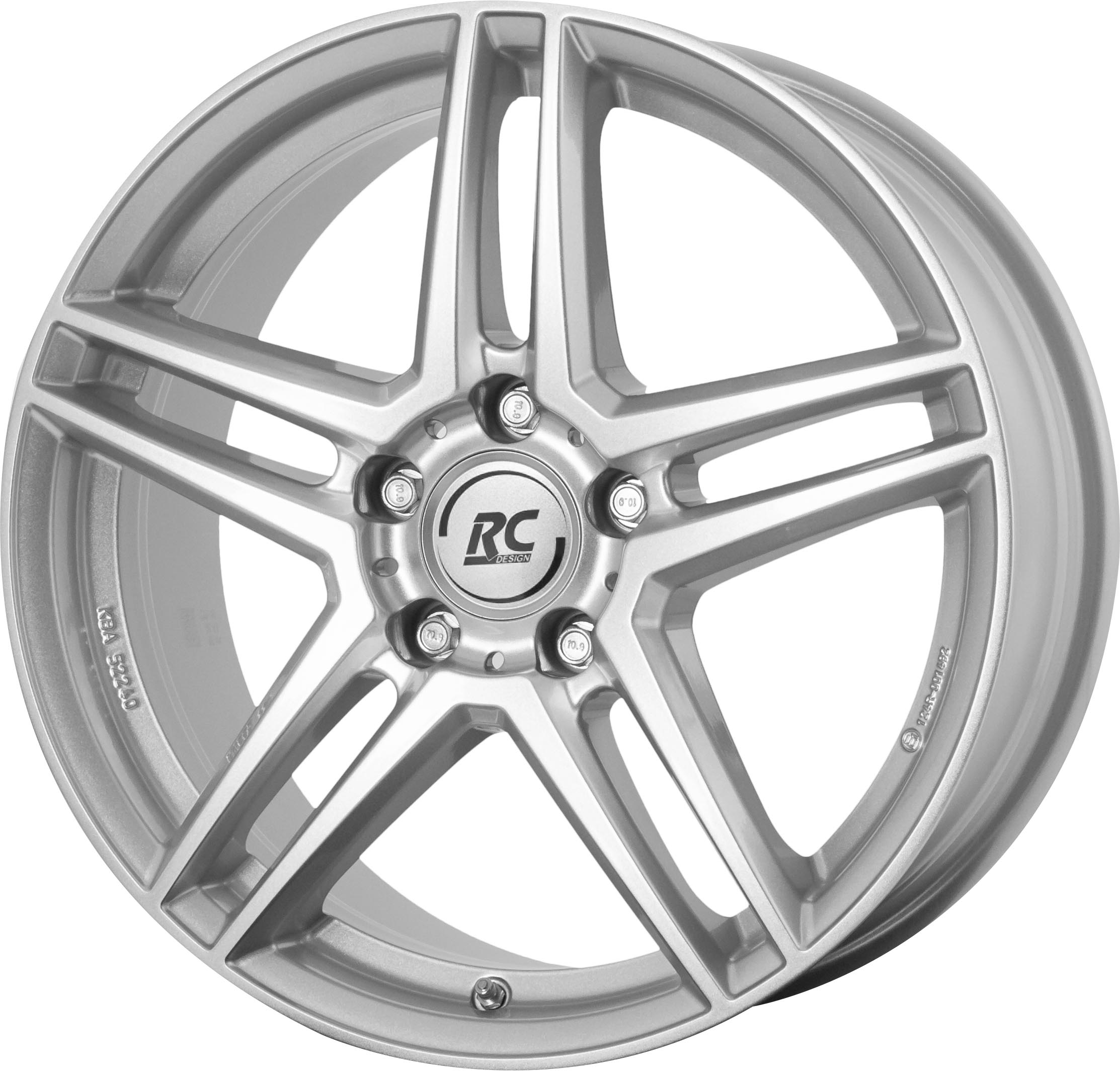 RCDesign RCD17 19x8.5 ET54 5x112 Kristallsilber (KS)