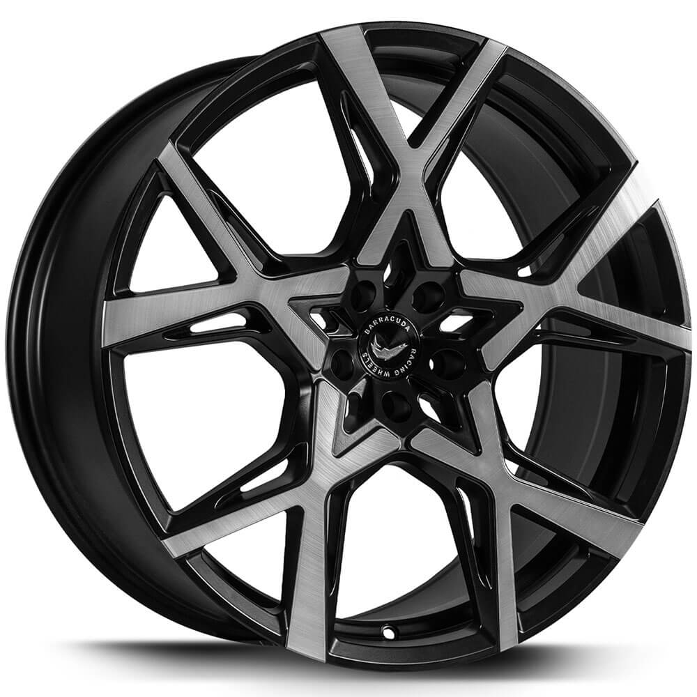 Barracuda PROJECT X 22x10 ET40 5x108 Noir surface brossée