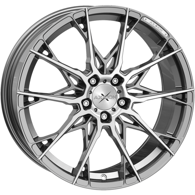 Axxion X1 19x8.5 ET35 5x112 Gris Daytona Poli Brillant