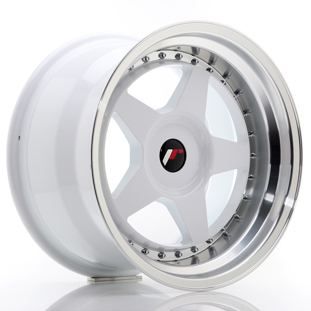 Japan Racing JR6 17x10 ET20 Blank White Machined Lip