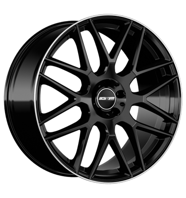 GMP BERGHEM 18x8 ET35 5x112 Lèvre Black Diamond