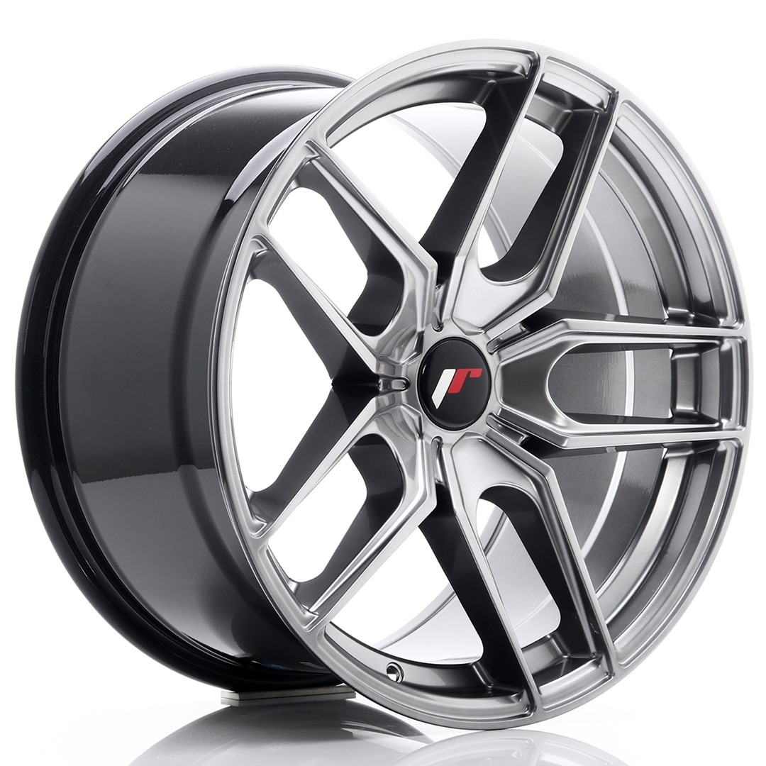Japan Racing JR25 18x9.5 ET20-40 Hyper Black (ET et entraxe sélectionnables librement)