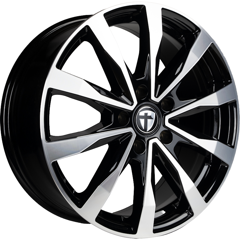 Tomason TN28 FLOW 18x7.5 ET45 5x108 Noir poli
