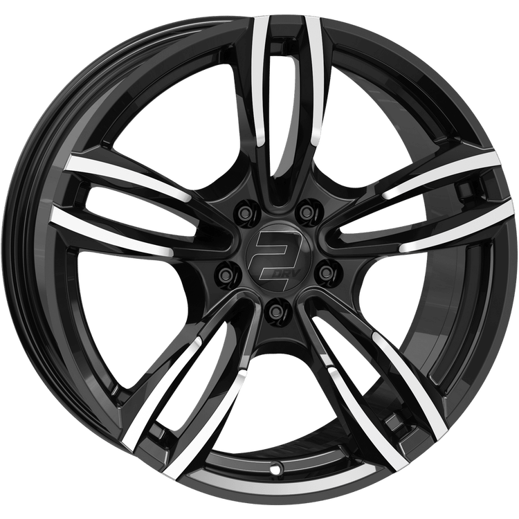 2DRV WH29 17x7.5 ET45 5x112 Schwarz Hochglanzpoliert