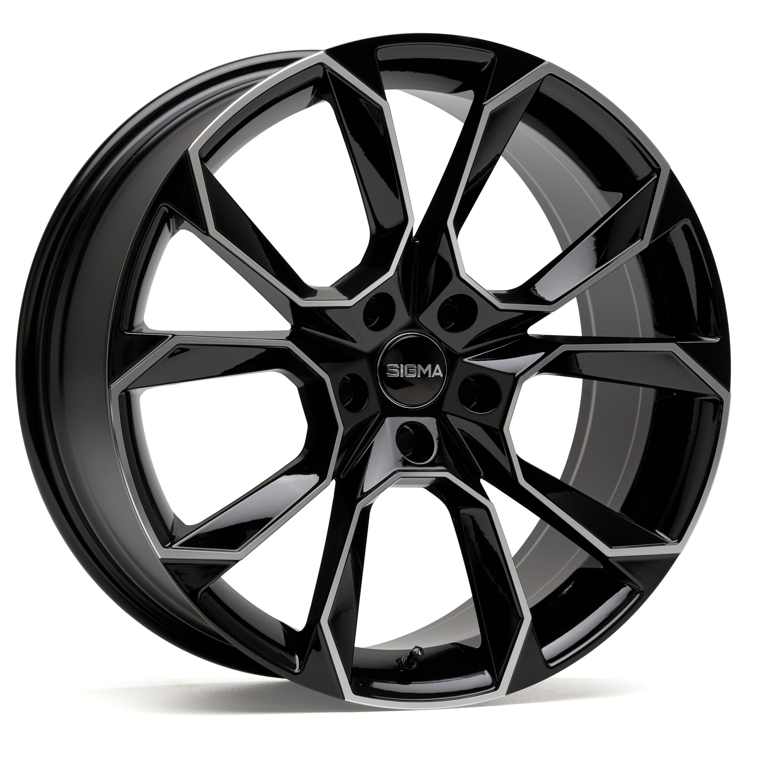 Sigma 815 19x8.5 ET45 5x112 Higloss-Black-Polished