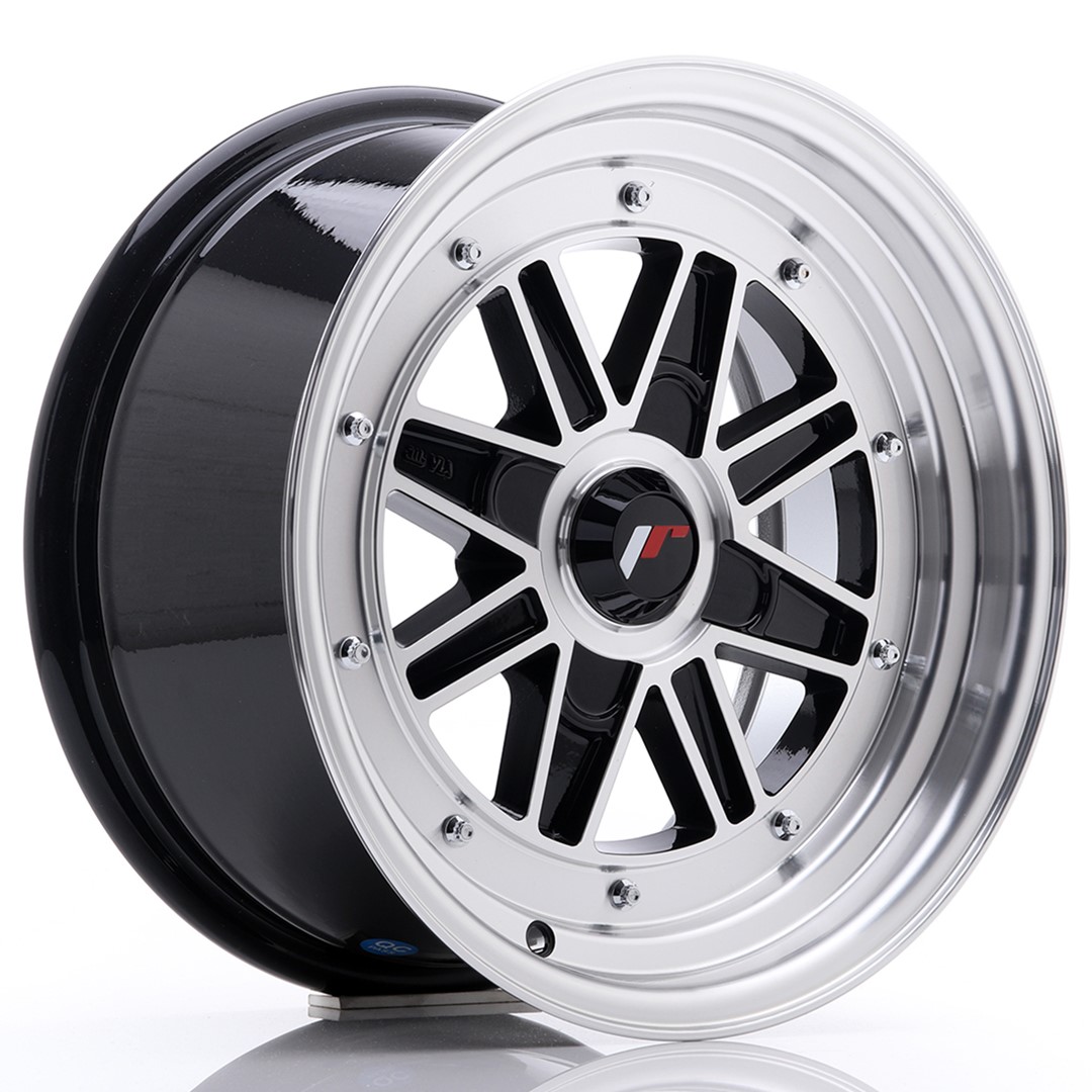 Japan Racing JR31 15x7.5 ET20 Blank (4H) Gloss Black Machined Face
