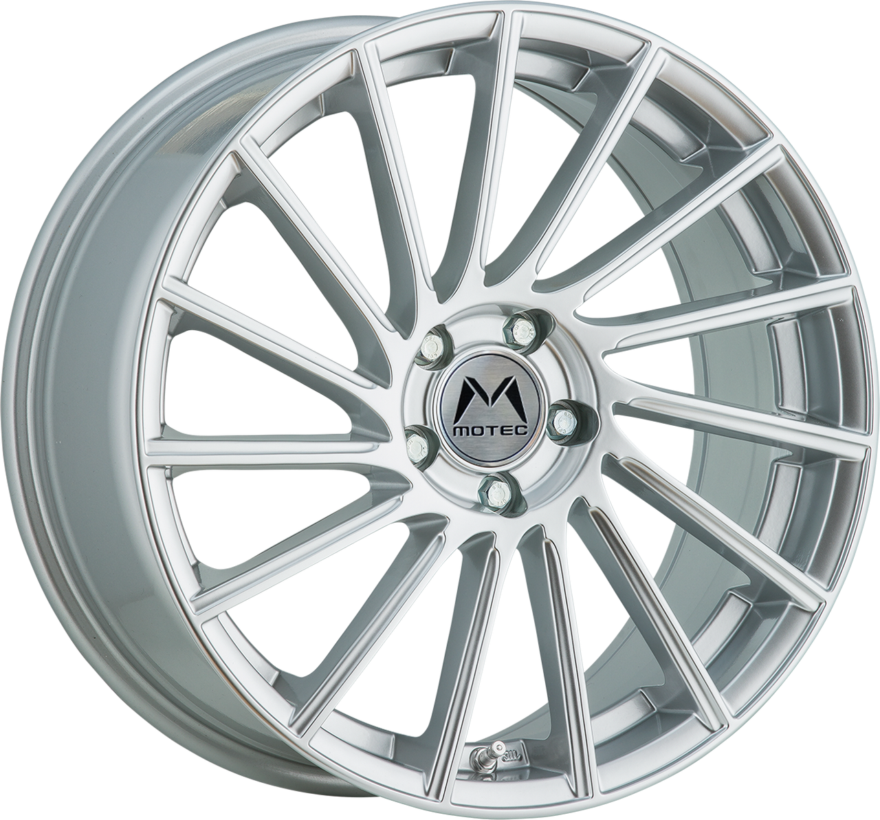 Motec MCT9-TORNADO 20x9 ET35 5x112 High Gloss Silber