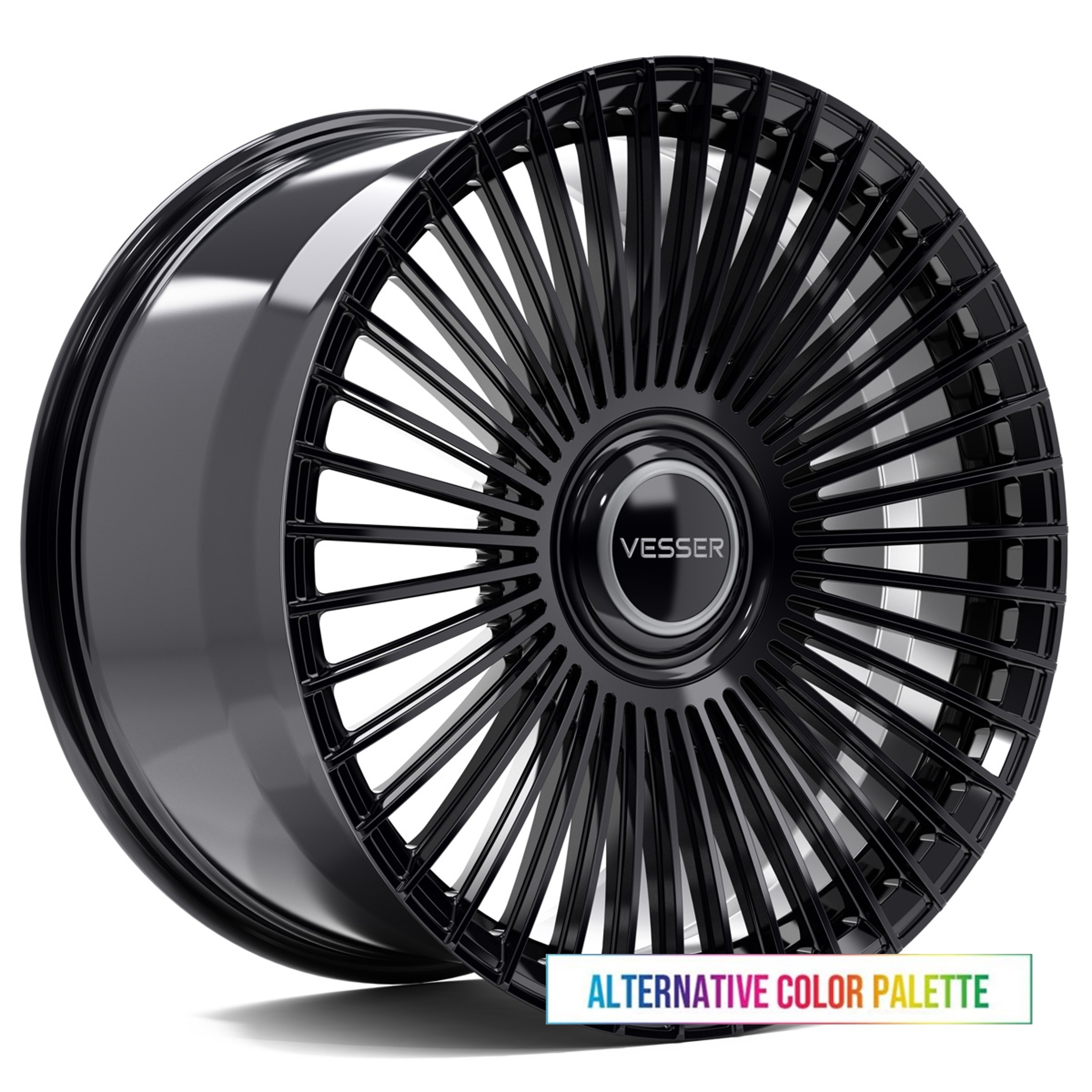 Vesser VSR9 21x10 ET10-40 Custom Finish (Offset, PCD and colour freely selectable)