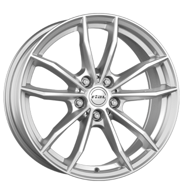Rial X12 17x7 ET41 5x112 Argent Polaire