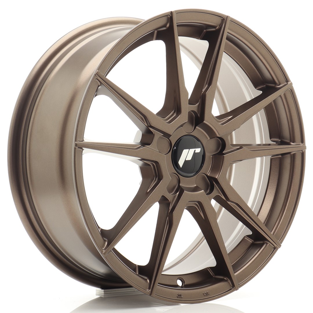 Japan Racing JR21 17x7 ET20-40 Blank (5H) Matt Bronze