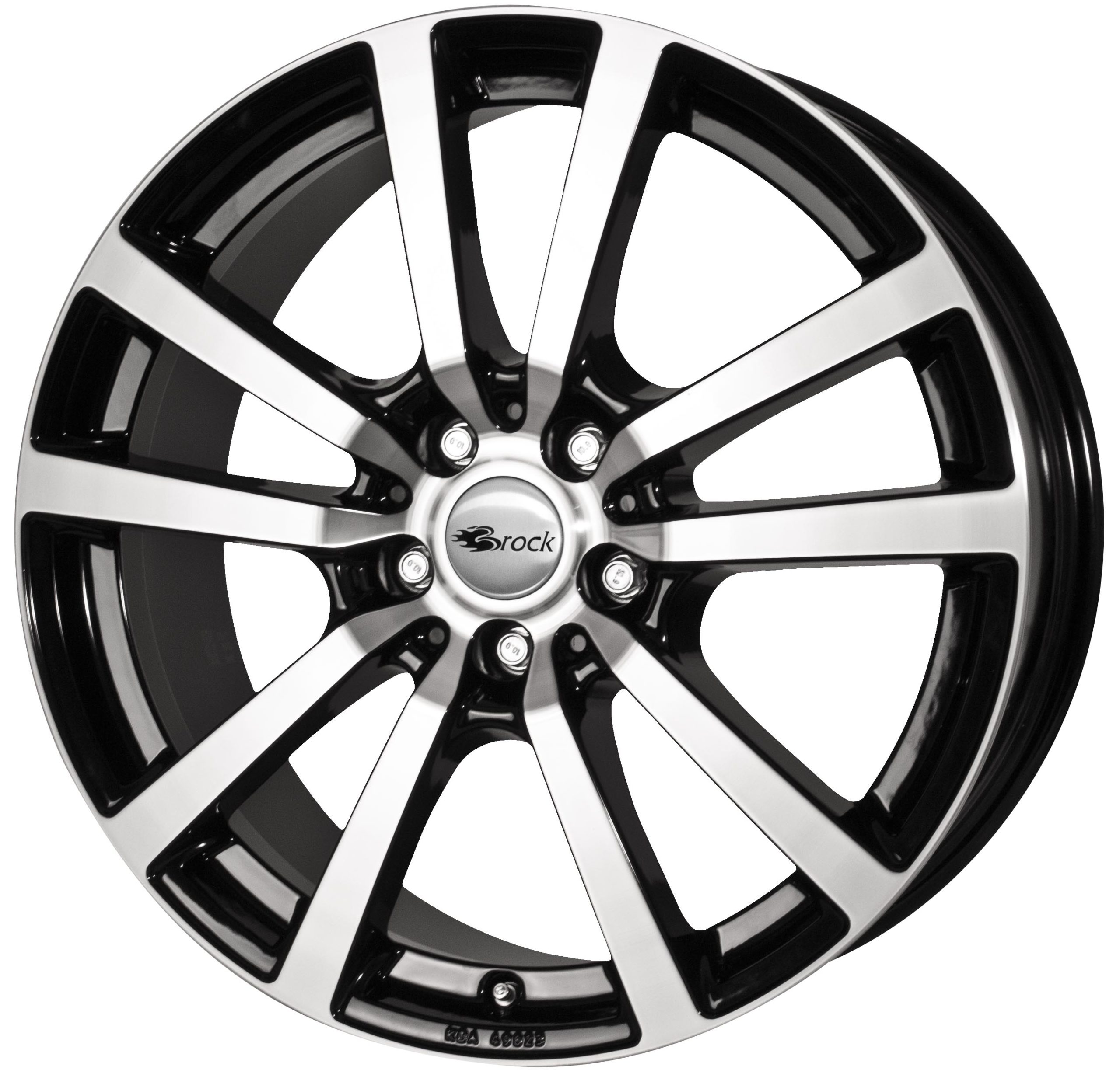 RCDesign RC25 18x8 ET50 5x120 Schwarz Glanz Voll-Poliert (SGVP)