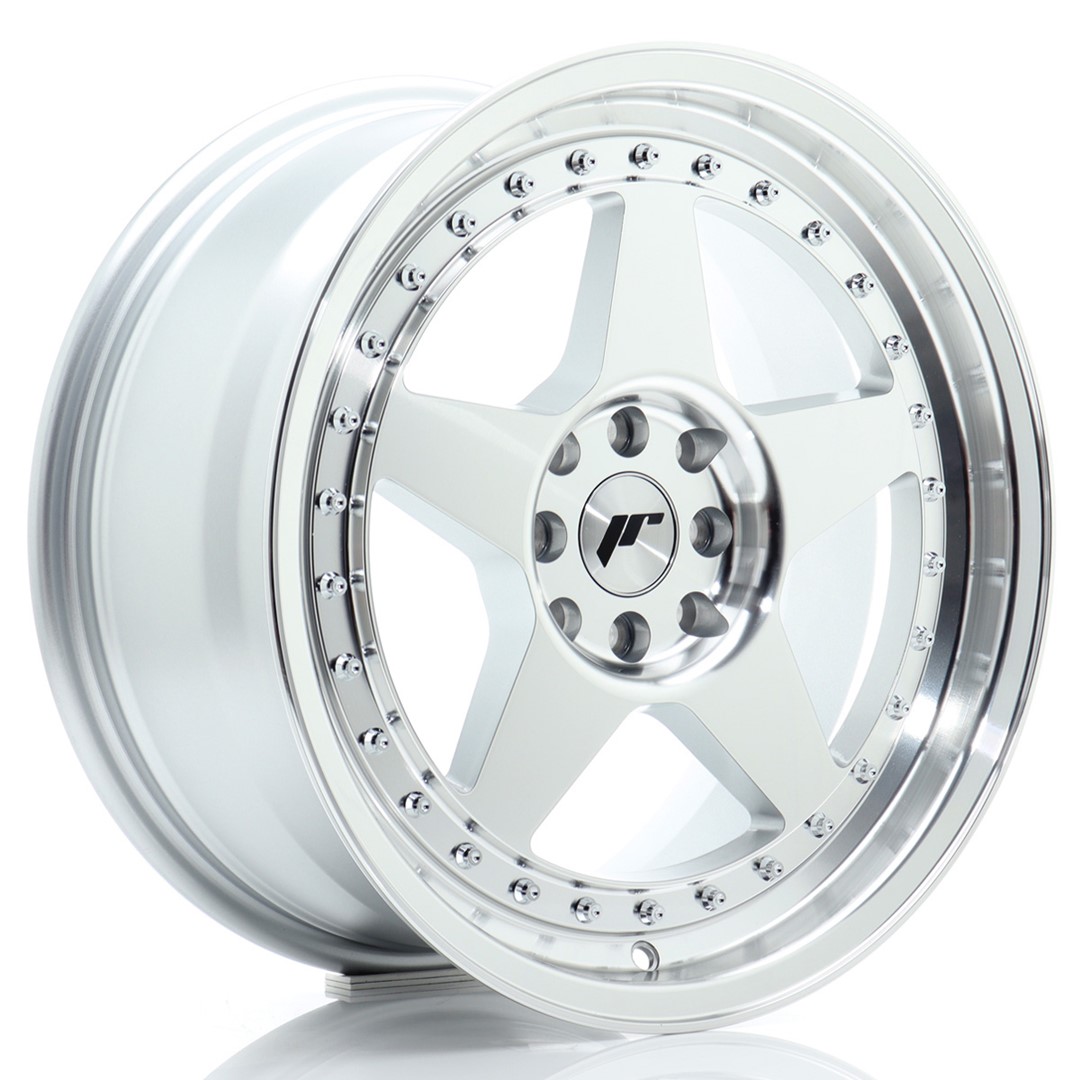 Japan Racing JR6 17x8 ET35 5x114.3/120 Silver Machined Face
