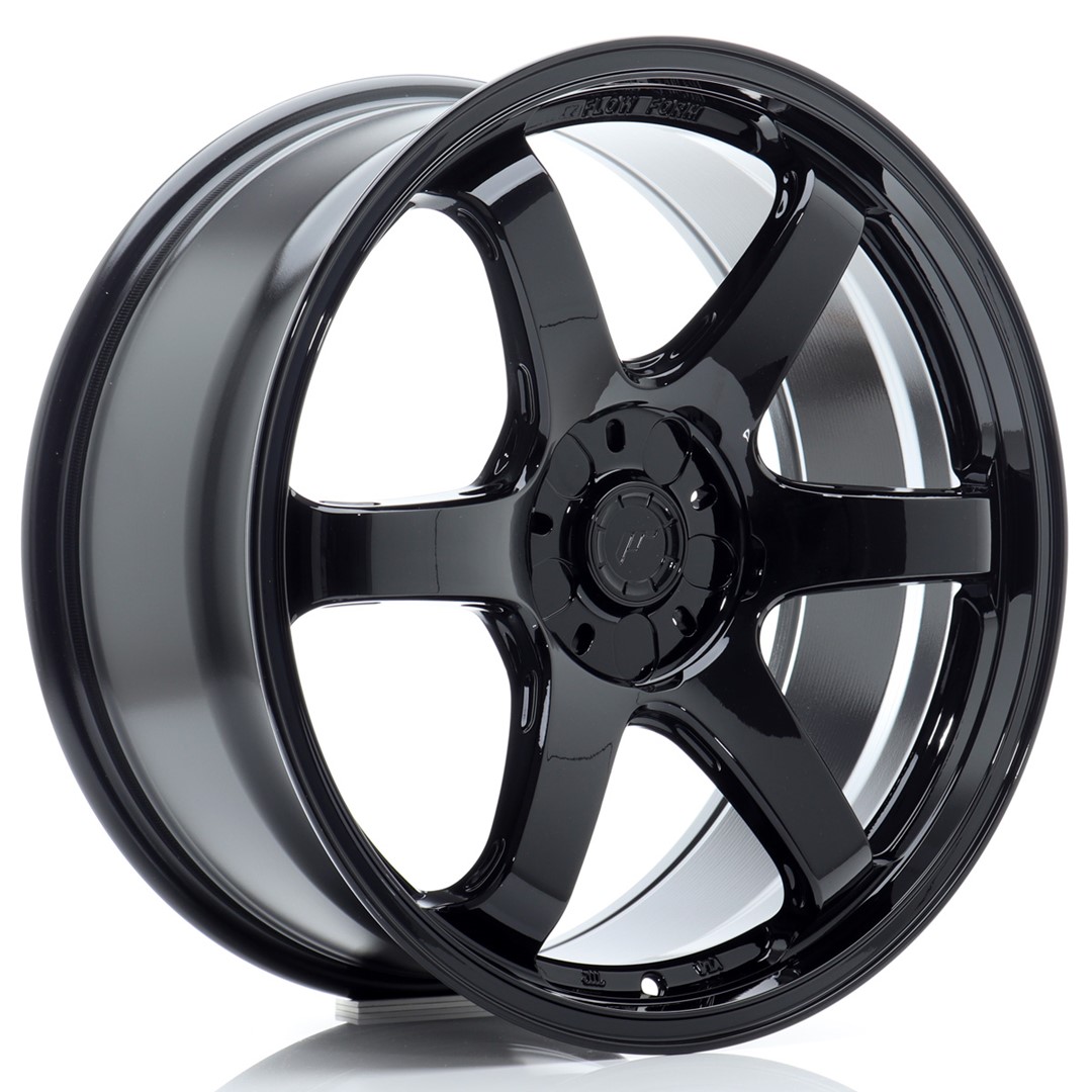 Jante Japan Racing SL03 19x8.5 ET20-42 Noir Brillant (ET et entraxe au choix)