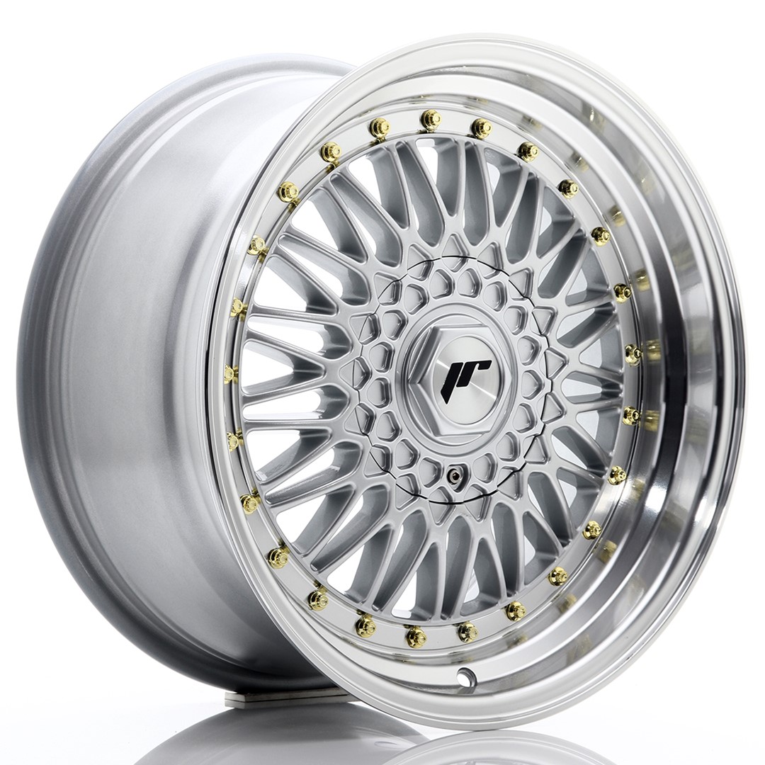 Japan Racing JR9 17x8.5 ET35 4x100/108 Silver Machined Lip