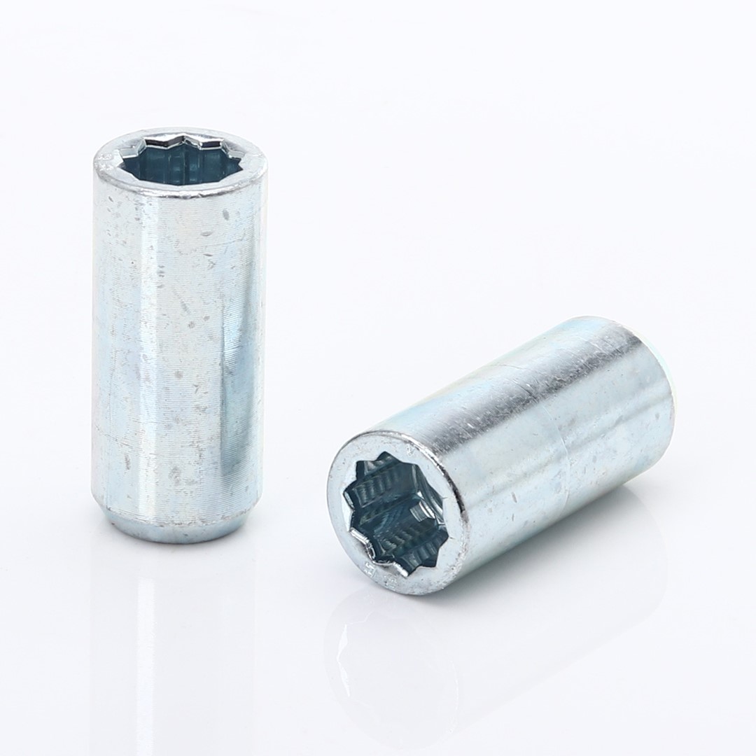 Écrous de roue argentés Jeu de 20 pièces 45mm 14x1.5 Douille interne + Clé