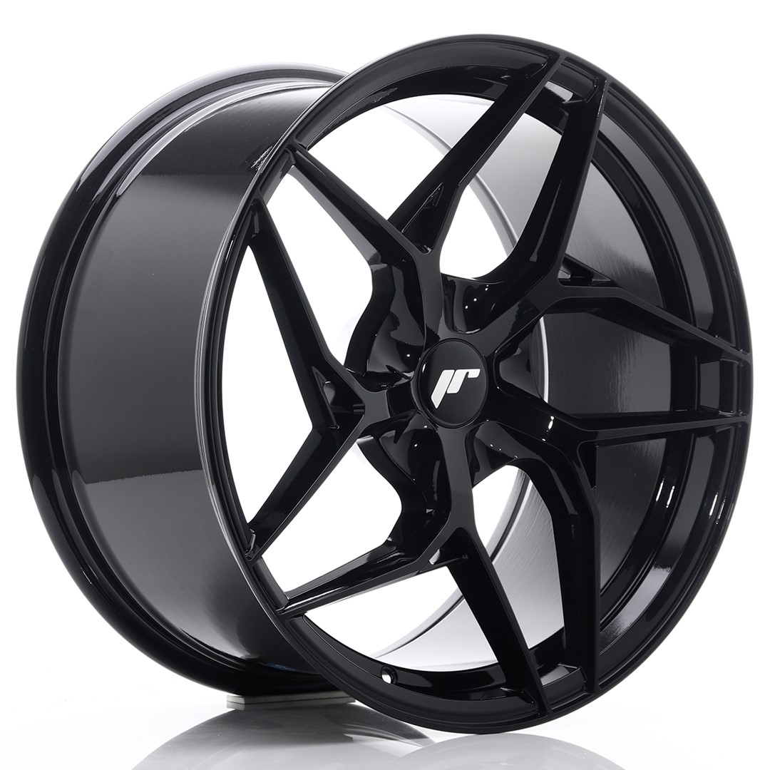 Japan Racing JR35 19x9.5 ET20-45 Noir Brillant (ET et entraxe au choix)