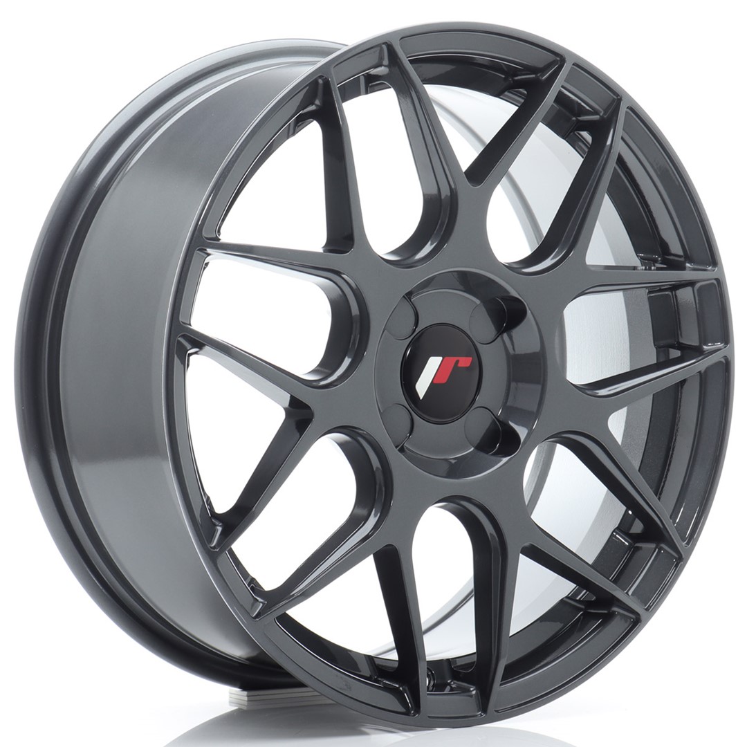Japan Racing JR18 17x7 ET20-40 Gris Hyper (ET et entraxe au choix)
