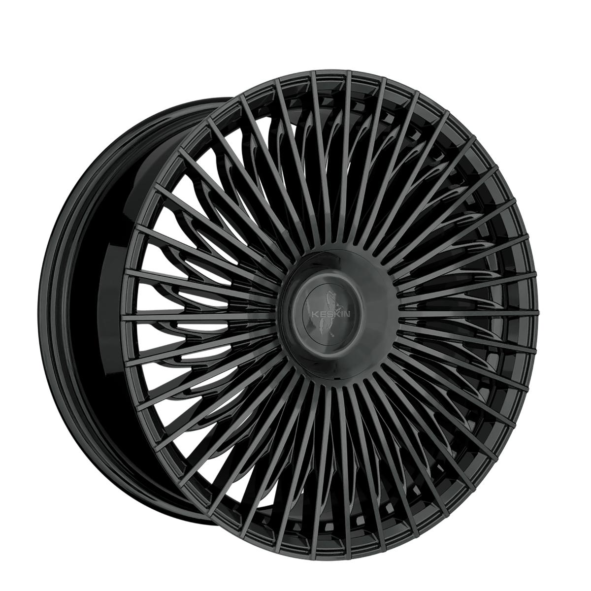 Keskin KT X1 20x8.5 ET35 5x120 Black Painted