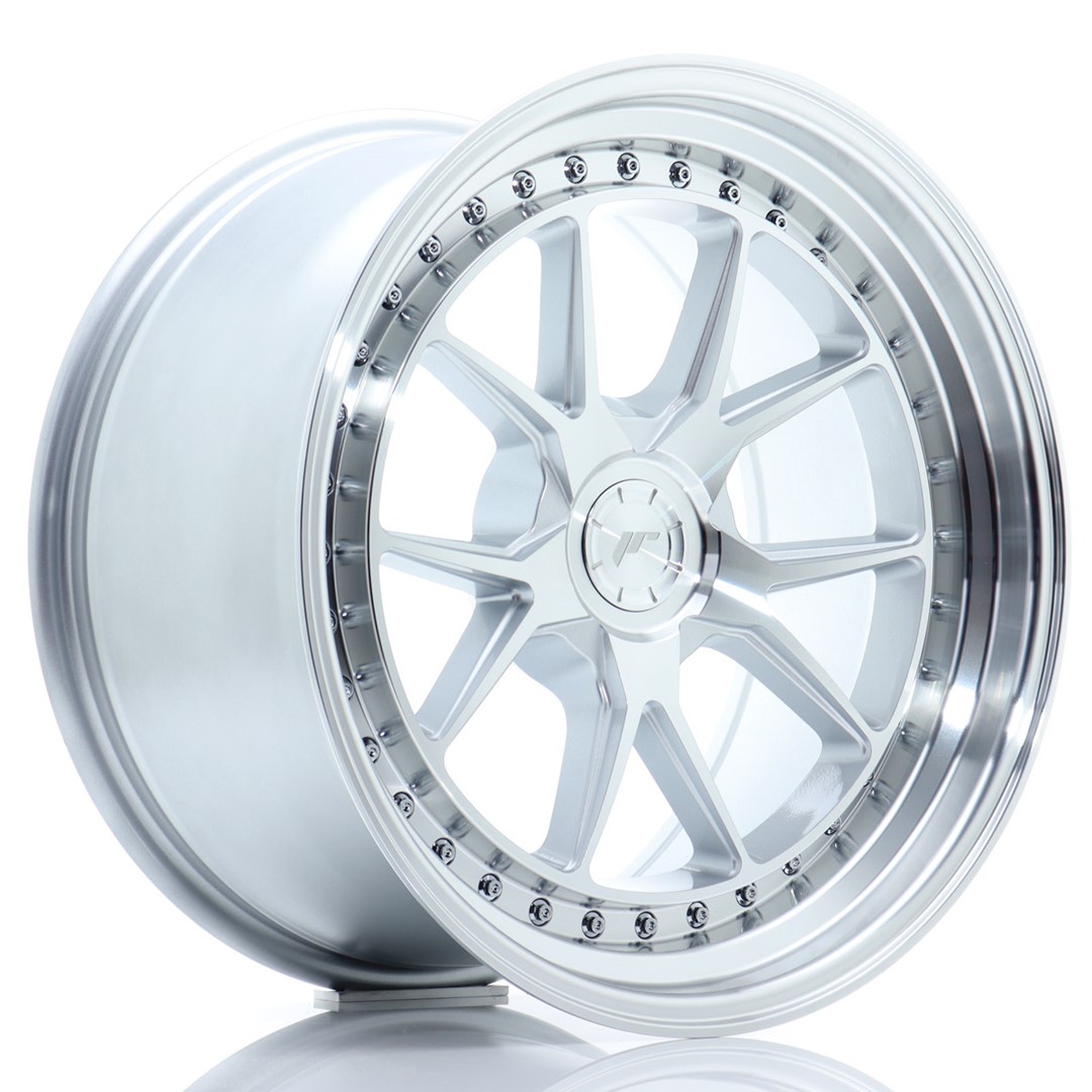 Japan Racing JR39 18x9.5 ET15-35 Blank (5H) Silver Machined Face