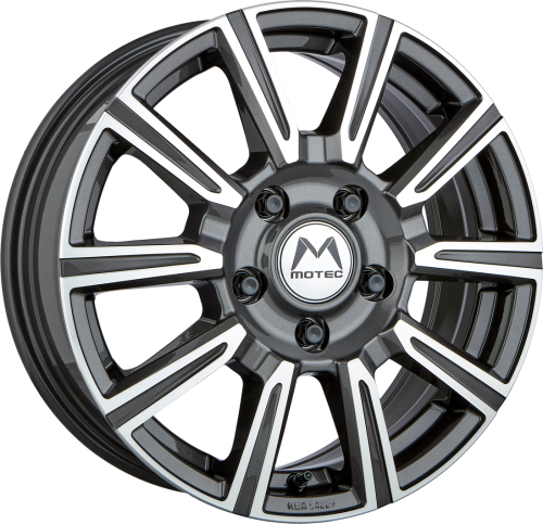 Motec WM1-VANTASTIC 17x7 ET62 5x130 Grau Poliert