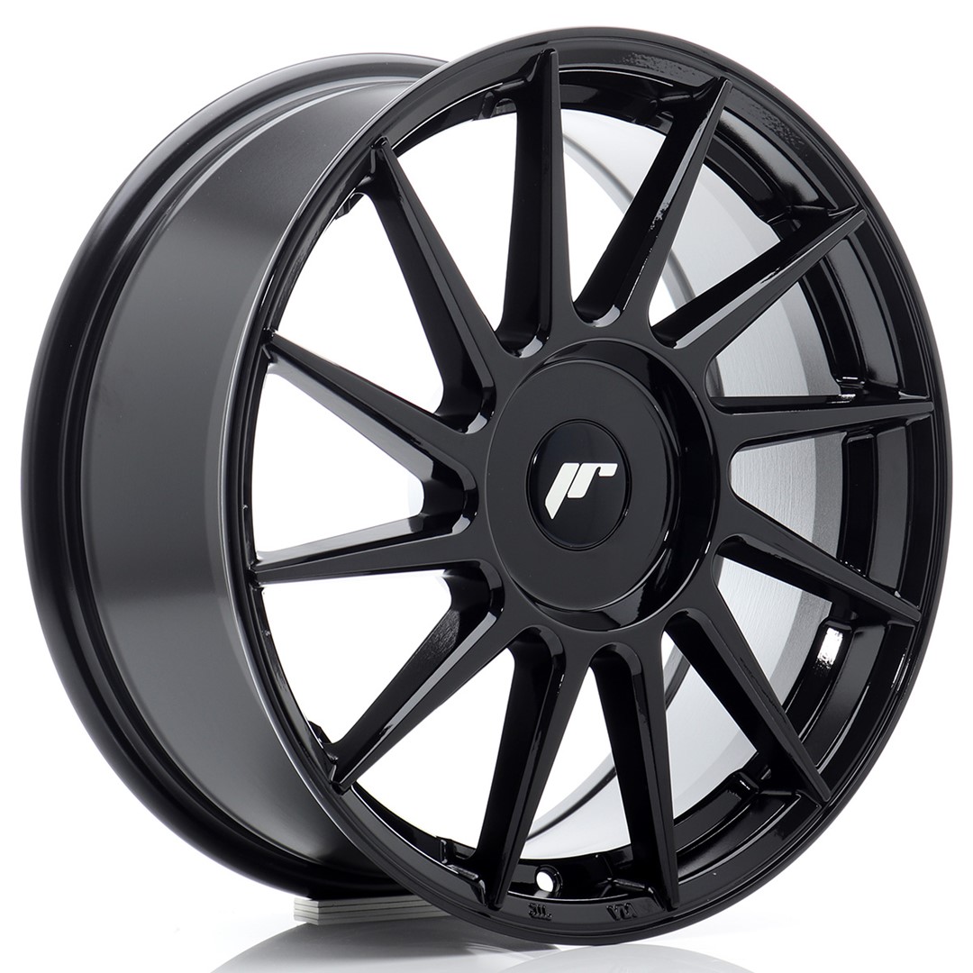 Japan Racing JR22 17x8 ET20-45 Noir Brillant (ET et entraxe au choix)