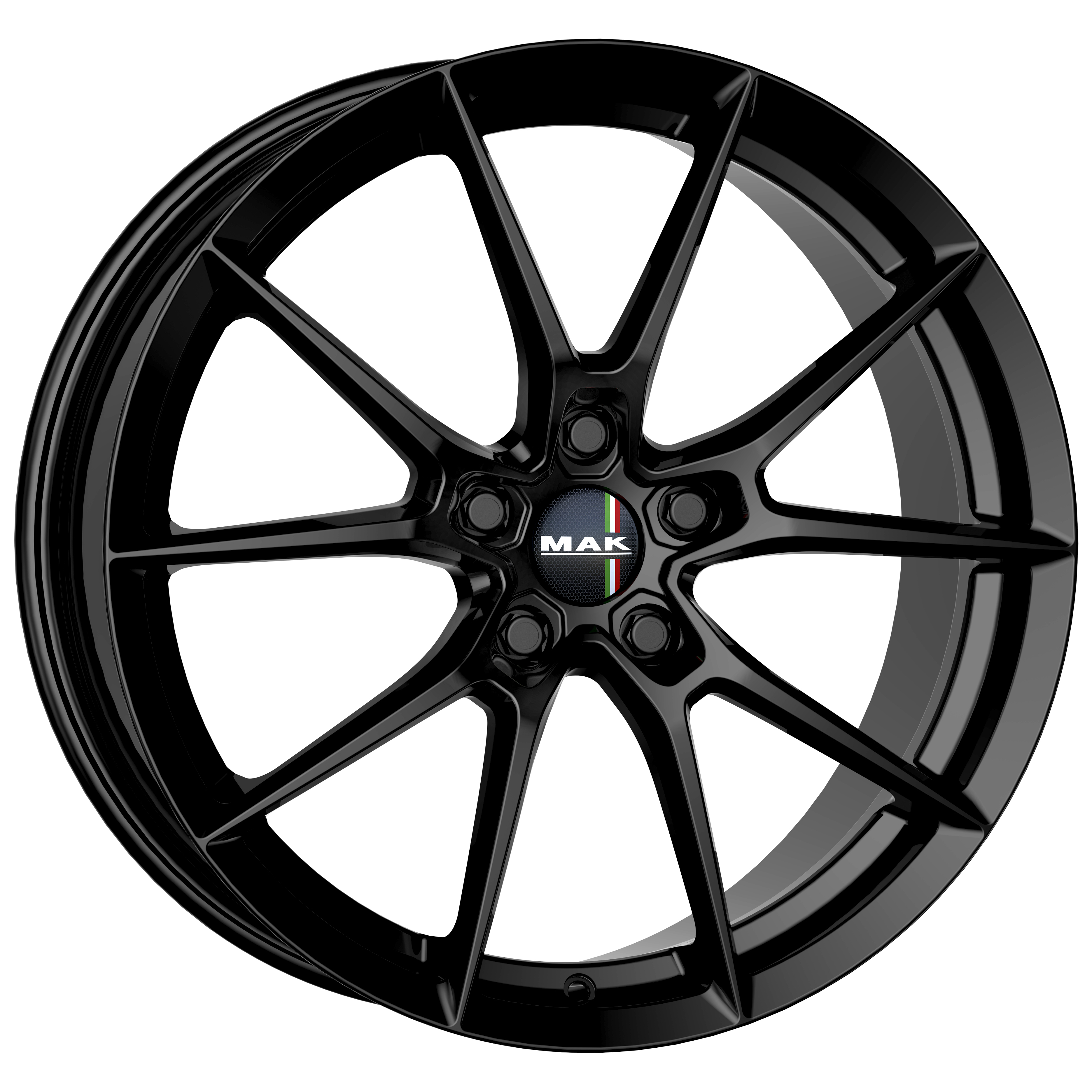 MAK NRG 19x8 ET25 5x112 Gloss Black