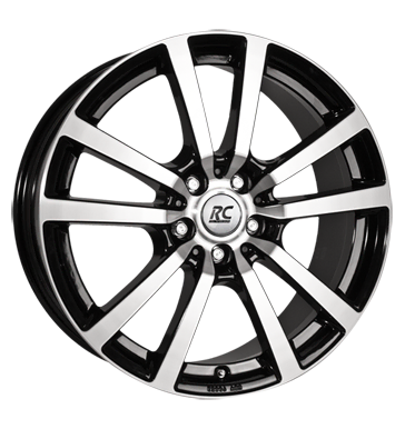 RCDesign RC25T 18x7.5 ET50 5x160 Schwarz Glanz Voll-Poliert (SGVP)
