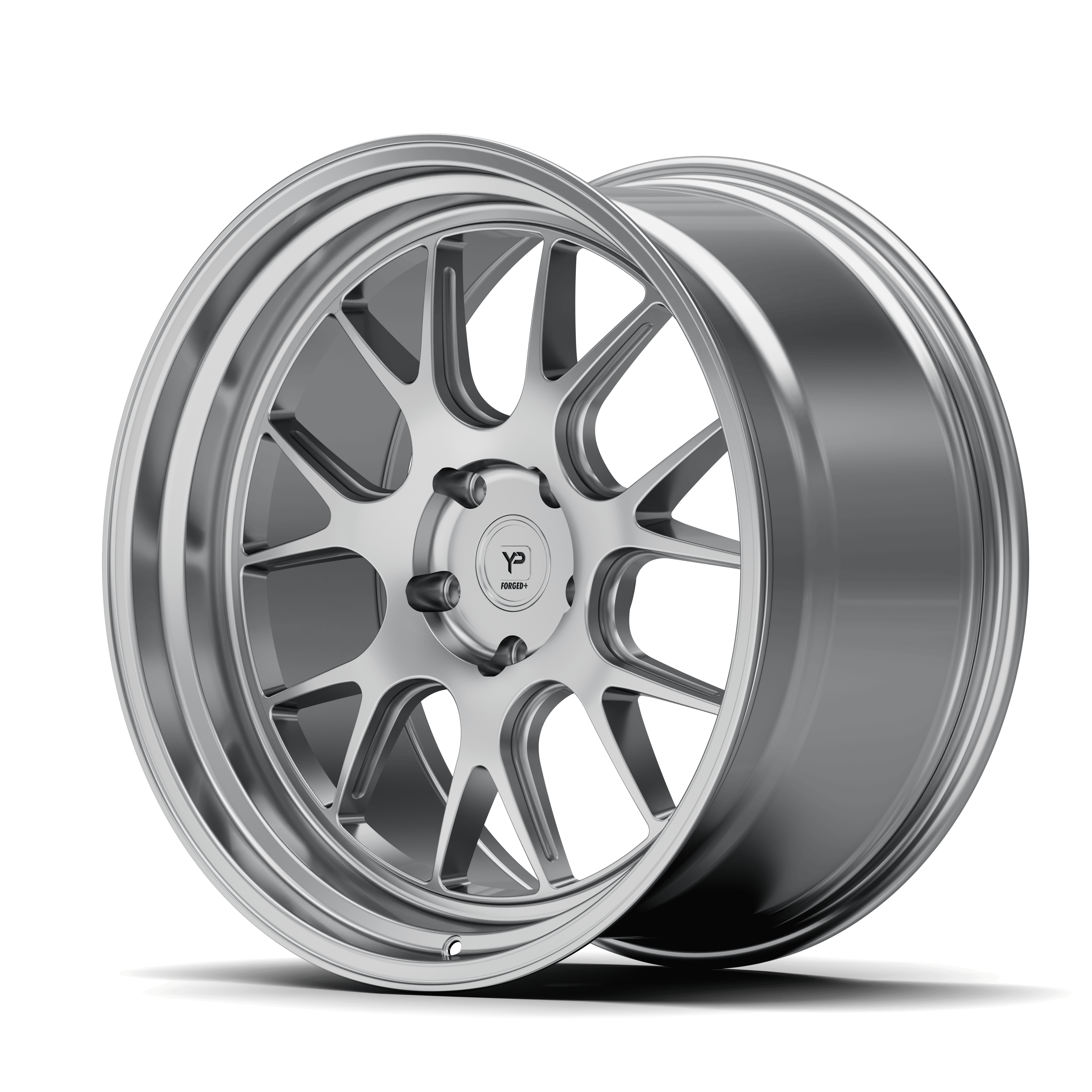 Yido CS 1.1 Forged+ 20x11 ET33 5x120 Argento/Bordo lucido
