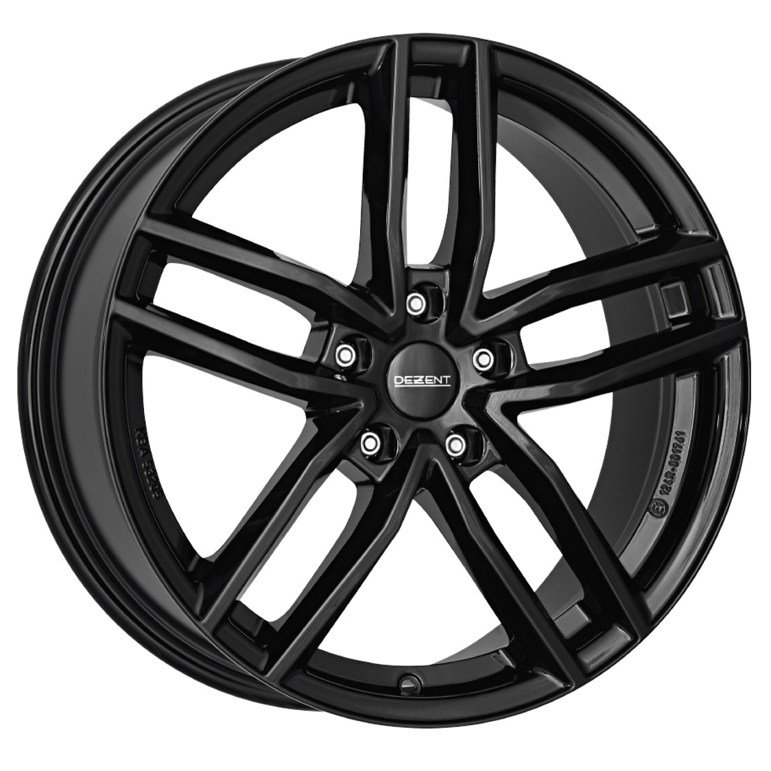 Dezent TR BLACK 17x7 ET48 5x114.3 Black