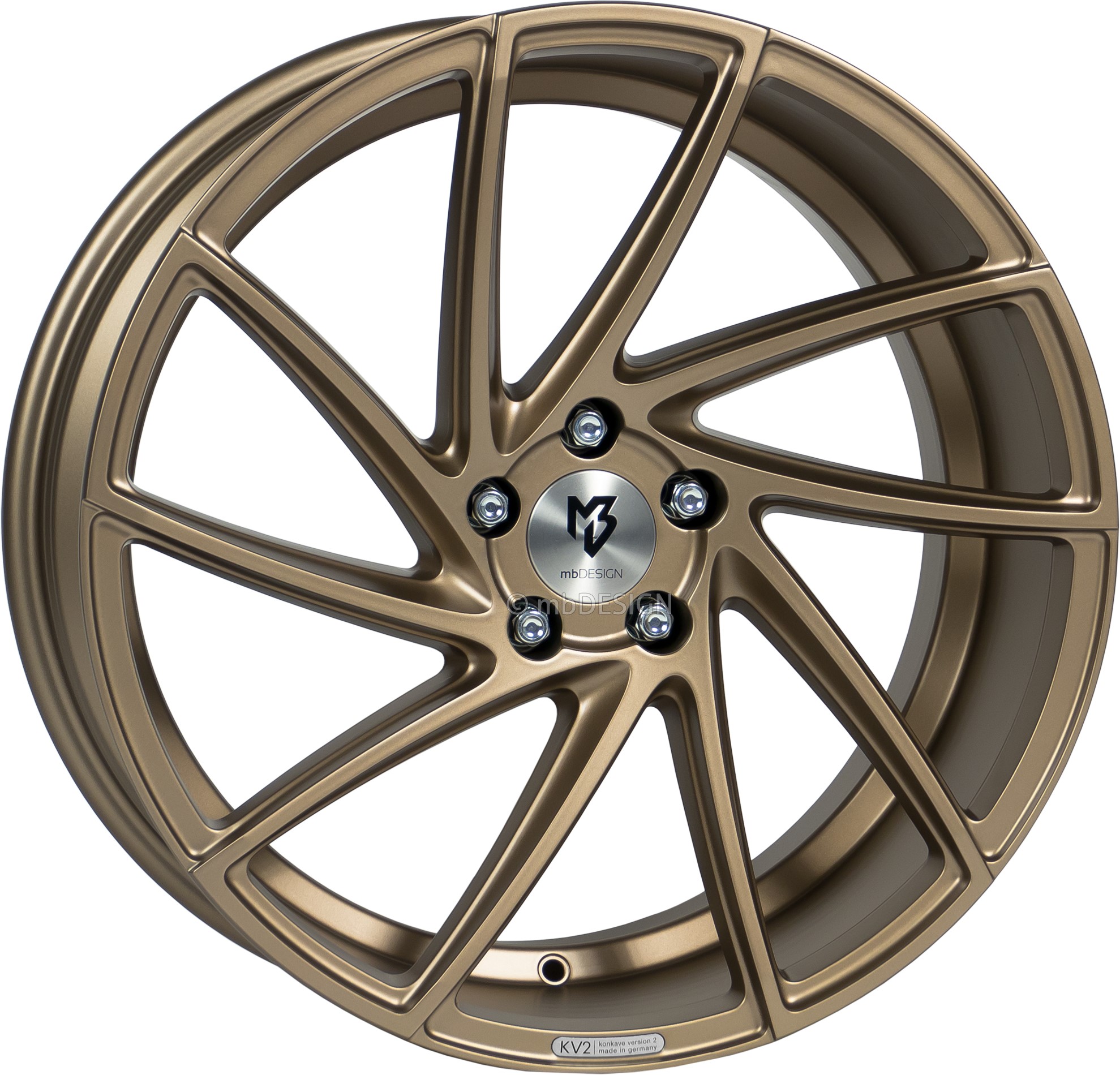 mbDESIGN KV2 19x8.5 ET32 5x100 Bronze Light Matt