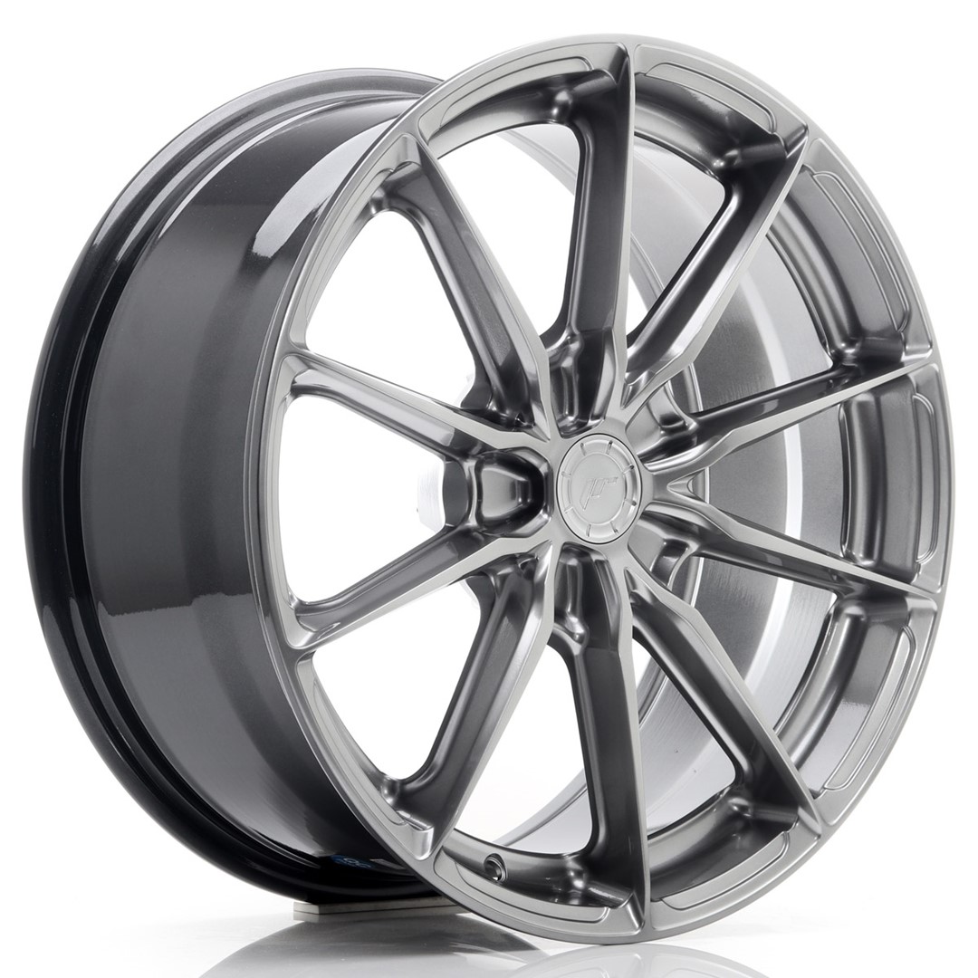 Japan Racing JR37 18x8 ET20-45 Blank (5H) Hyper Black