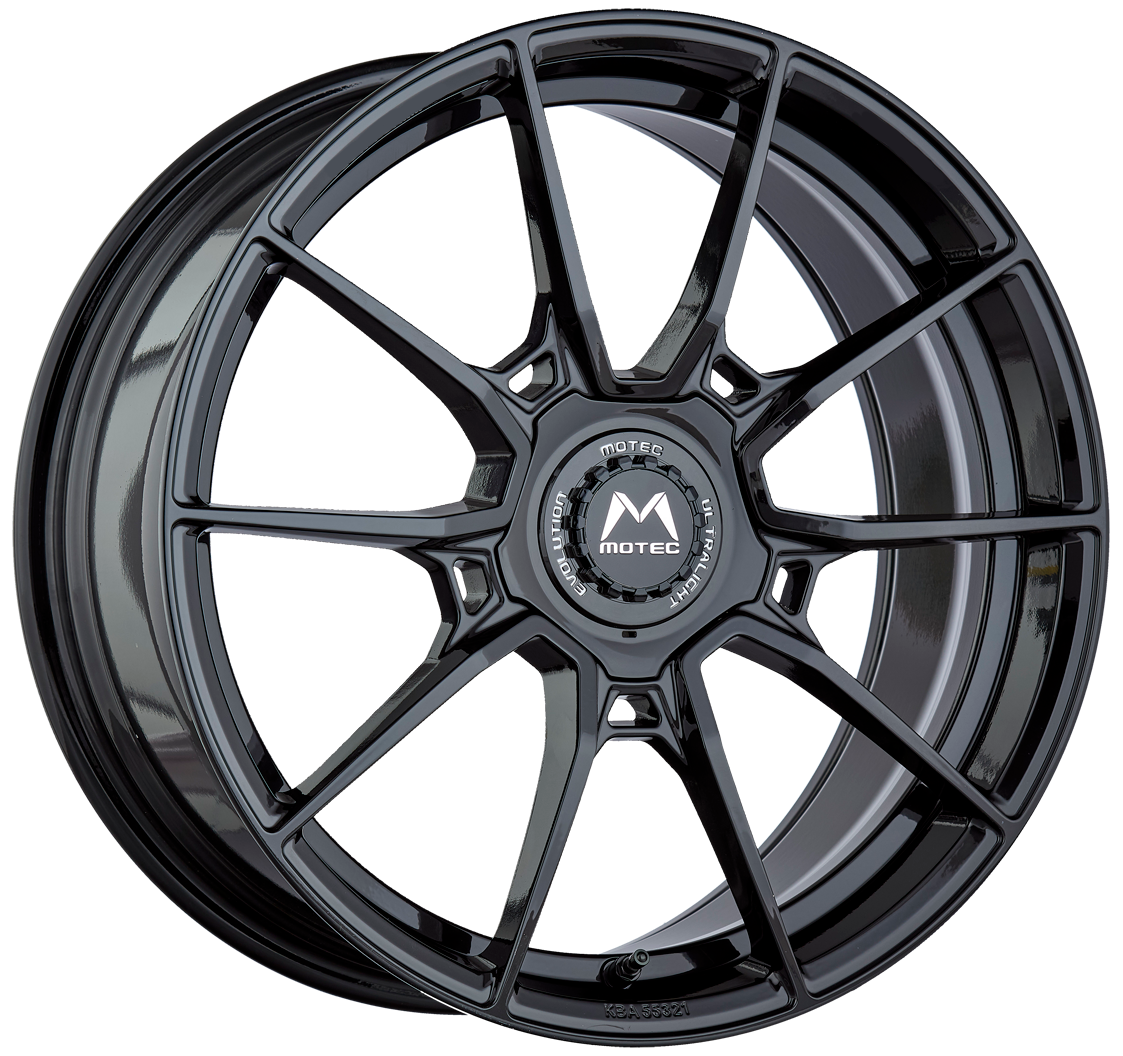 Motec MCR5-ULTRALIGHT EVO 19x8.5 ET48 5x114 Schwarz Glänzend