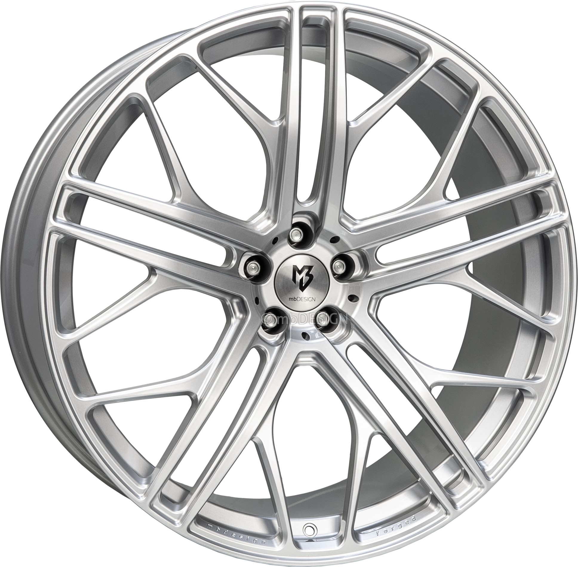 mbDESIGN SF1 20x9 ET34 5x112 Silber
