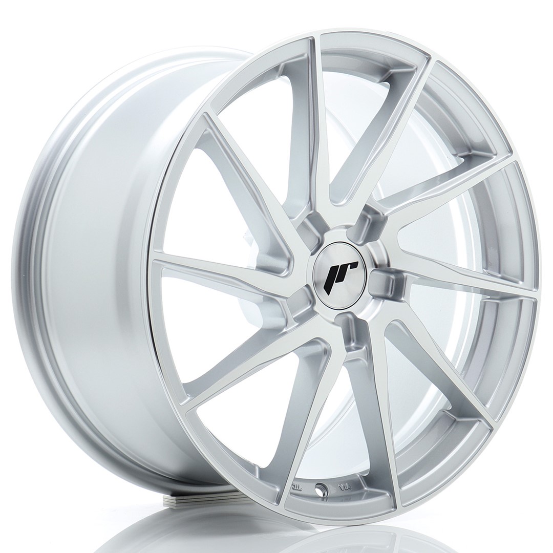 Japan Racing JR36 18x9 ET20-50 Blank (5H) Silver Machined Face