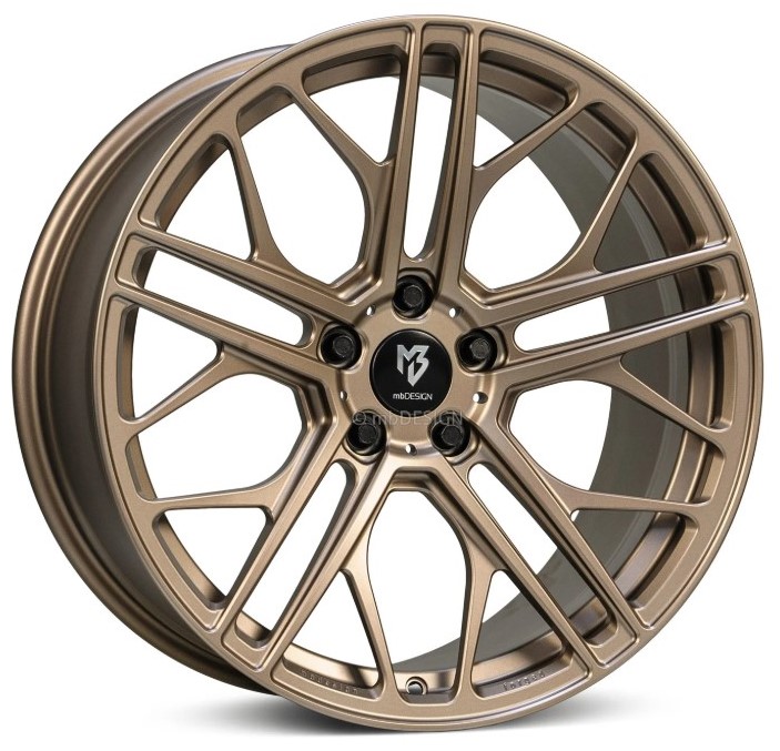 mbDESIGN SF1 21x9.5 ET50 Zentralverschluss Bronze Light Matt
