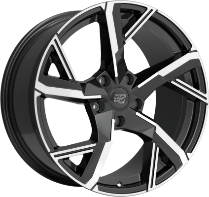 MSW 54 19x8 ET45.1 5x112 Gloss Black Full Polished
