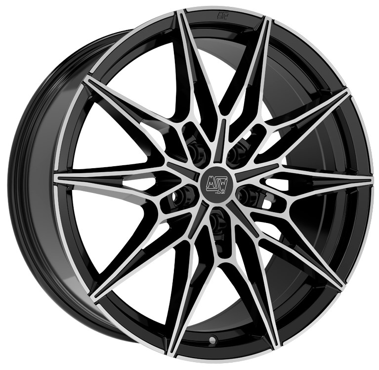 MSW 75 19x8.5 ET26.1 5x112 Gloss Black Full Polished