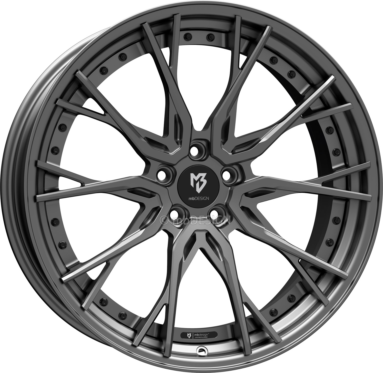 mbDESIGN KV3.2 21x10.5 ET35 5x112 Grau Matt/Grau Matt