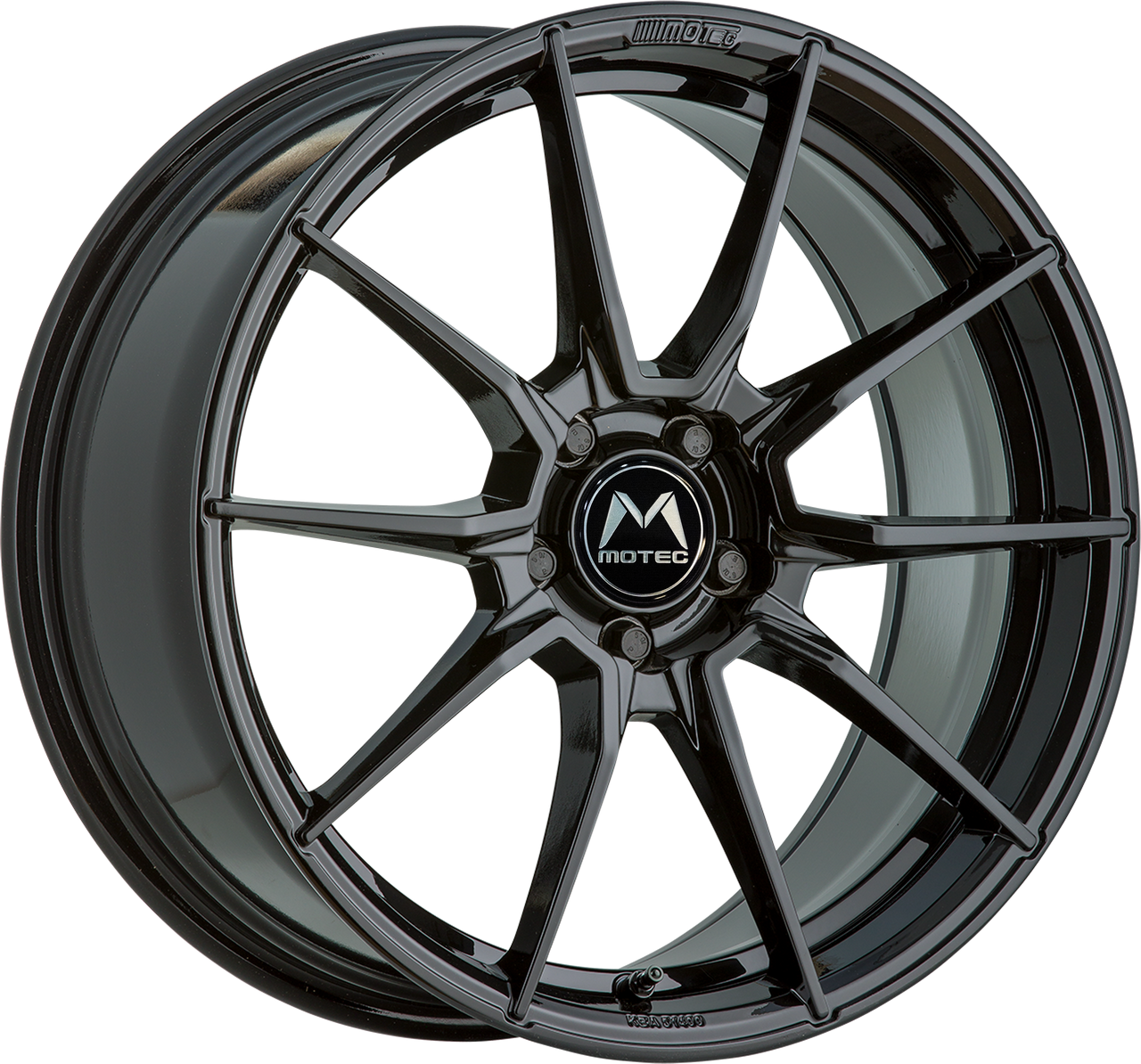 Motec MCR2-ULTRALIGHT 19x9.5 ET25 5x112 Schwarz Glänzend