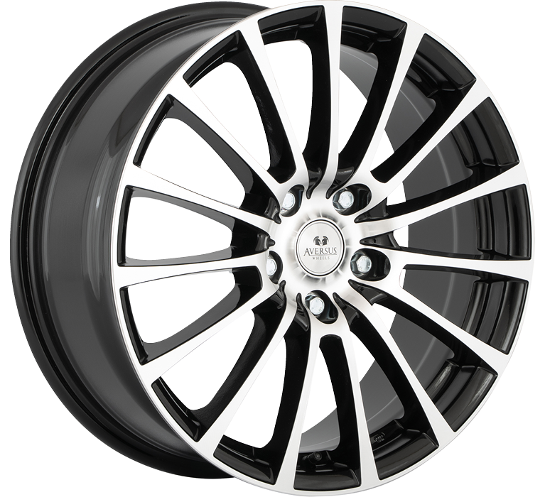 Aversus Winter RX11 17x7 ET40 5x100 Glanz-Schwarz Frontpoliert