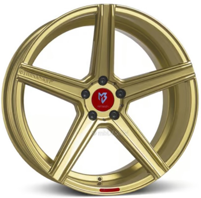 mbDESIGN KV1 23x11 ET30 5x130 Gold Glänzend