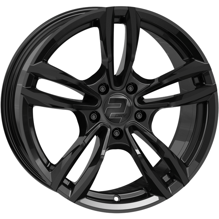 2DRV WH29 18x8.5 ET42 5x120 Schwarz Glänzend Lackiert