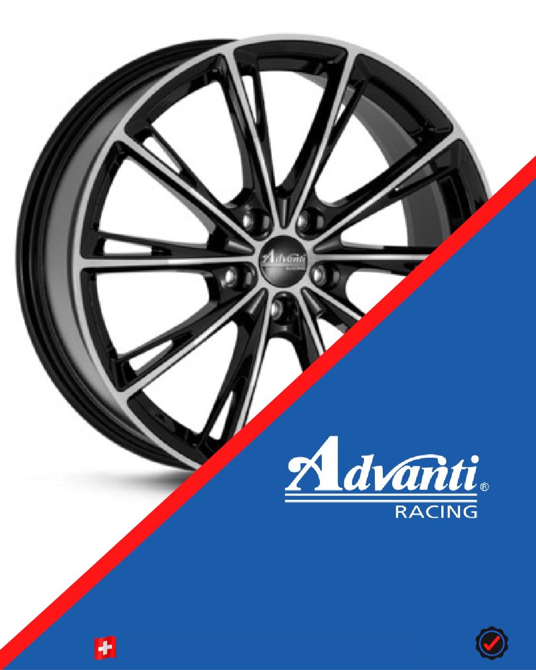 ADVANTI RACING 2 wheel rim certificates | CH addendum