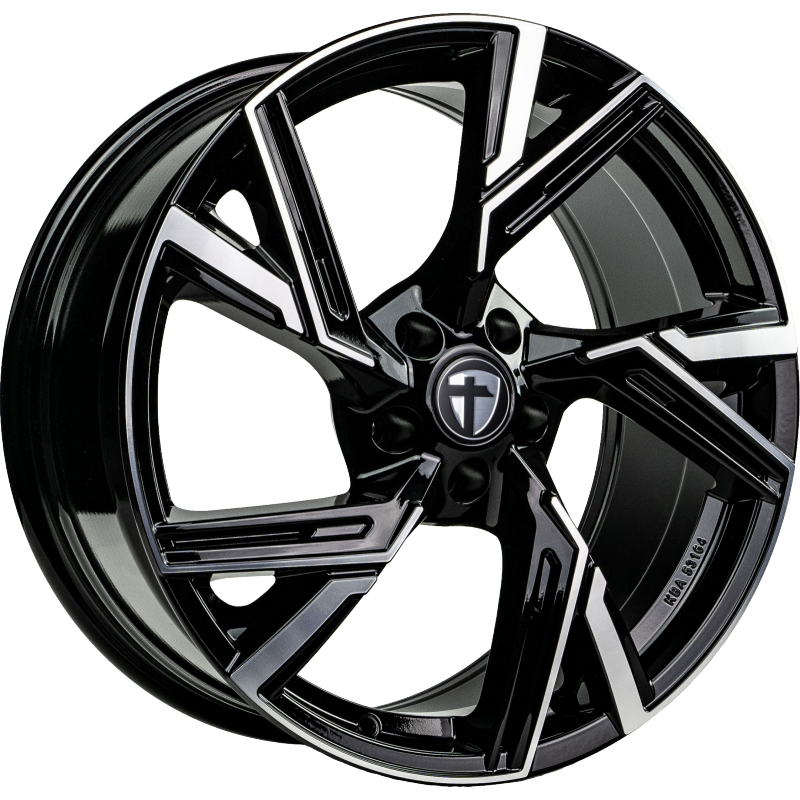 Tomason AR1 18x8 ET35 5x112 Noir diamant