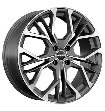 GMP MATISSE 17x7 ET45 4x108 Matt Anthracite Diamond